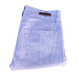 VINTAGE True Religion Jeans Size 31 Leather Tab